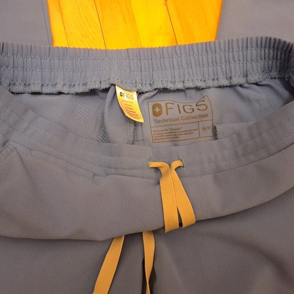 Figs Ceil Blue Scrub Pants Small Petite - Picture 3 of 3